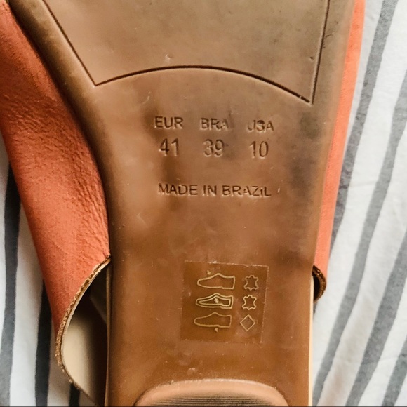 Shoebiz Copenhagen leather sandals flat | size 10 - Picture 2 of 6